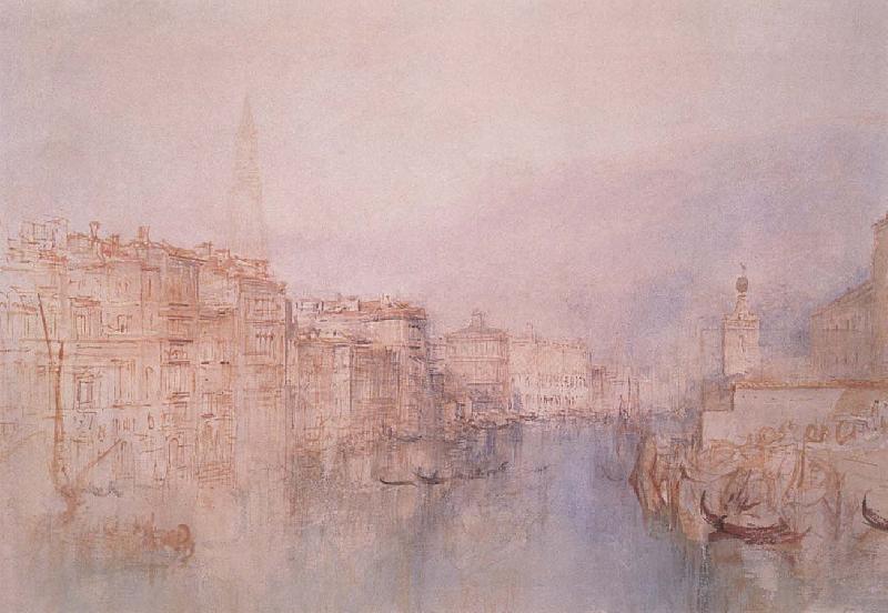 J.M.W. Turner The Grand Canal looking towards the Dogana oil painting image